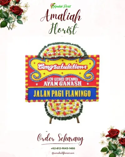 Bunga Papan Congratulation di Way Kandis